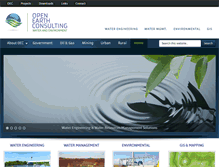 Tablet Screenshot of openearthconsulting.com